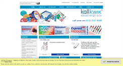 Desktop Screenshot of kallkwikbirminghampromogifts.co.uk