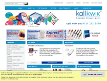Tablet Screenshot of kallkwikbirminghampromogifts.co.uk